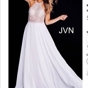 NWT Jovani ivory prom dress new gown 6 wedding